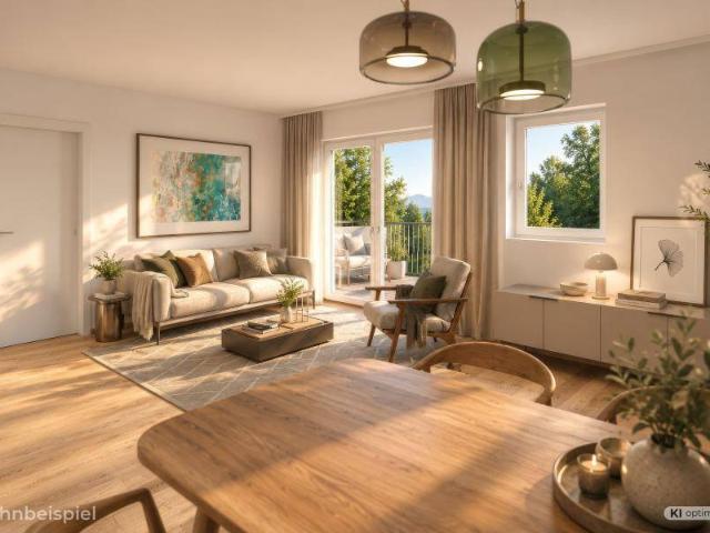 Wohnen an der Glan: 3 Zimmer Neubauwohnung mit Balkon