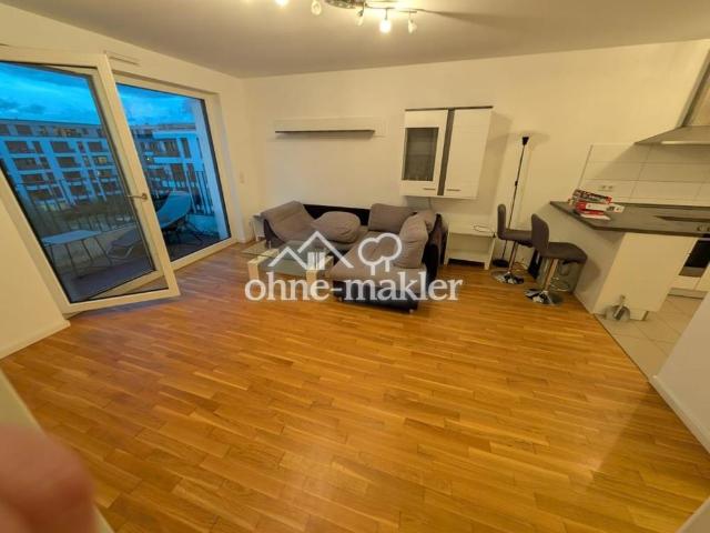 Wohnen an der Spree: Möblierte 2 Zimmer Wohnung Bj. 2015 ab 1.10 mit EBK, Keller & all incl