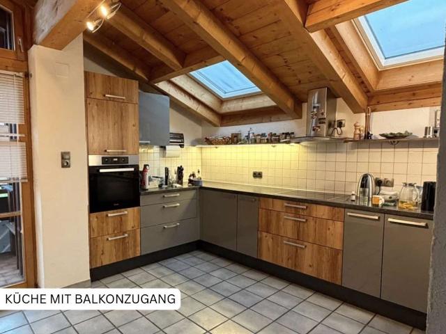 Wohnen & Arbeiten in Oy Mittelberg – 135 m² Wohnung mit Garten und Balkon