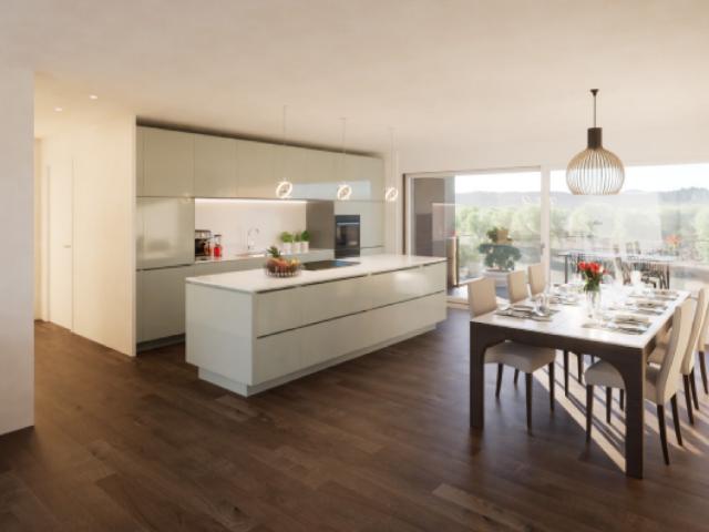 Wohnen auf höchstem Niveau 5.5 Zimmer Eigentumswohnung mit Seeblick