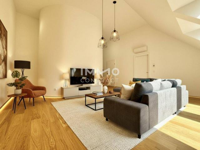 Iconic Living: 4 Zimmer Luxus Penthouse mit imposanter Raumhöhe und stilvoller Architektur