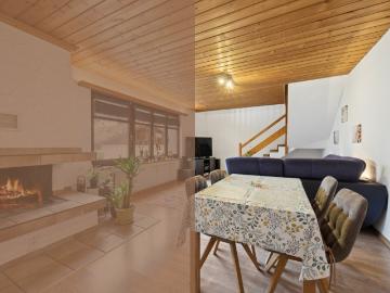 Wohnen auf zwei Ebenen gemütliche 4.5 Zimmer Maisonettewohnung