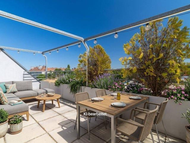 Wohnen auf zwei Ebenen | großzügige Maisonette mit zwei Freiflächen in Schwechat