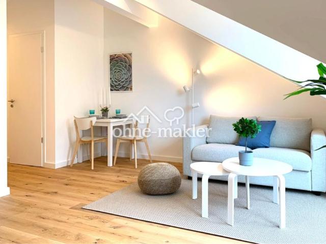 Wohnen auf Zeit: 1,5 Zimmer Wohnung mit Südwest Balkon in Hamburg Marienthal