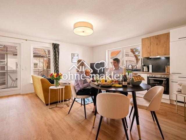 Wohnen auf Zeit am Bodensee: möblierte 1 Zimmer Wohnung, 1.000 € warm, Strand zu Fuß