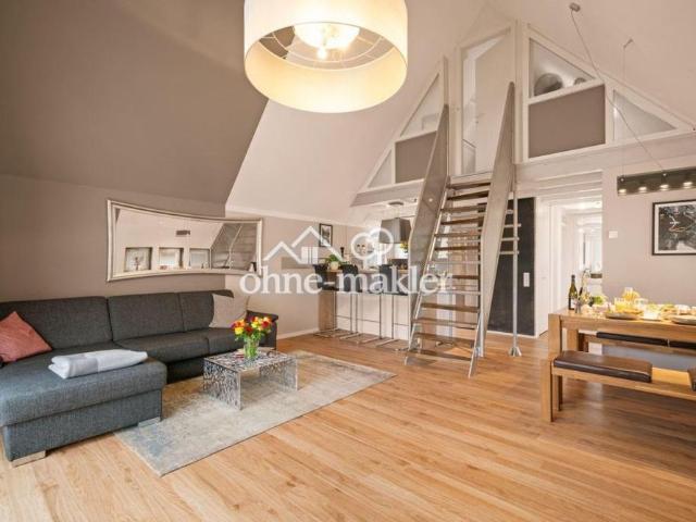 Wohnen auf Zeit am Bodensee: möblierte 2,5 Zimmer Wohnung mit großem Balkon, Strand in 3 Gehminuten