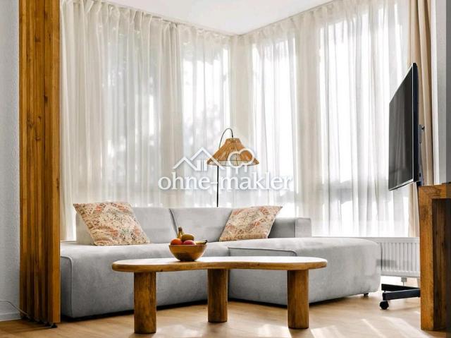 Wohnen auf Zeit helles, stilvoll möbliertes Apartment mit Balkon & Stellplatz in Gießen Westadt