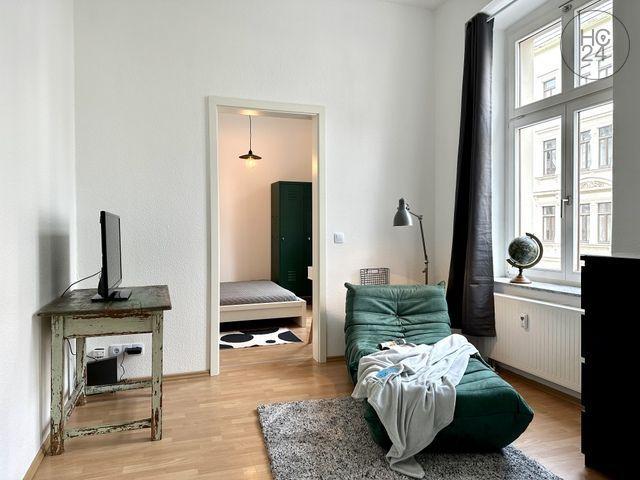 Wohnen auf Zeit in Leipzig: liebevoll möbliertes Apartment in der beliebten Südvorstadt