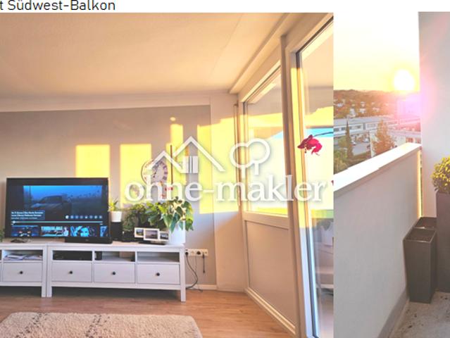 Wohnen auf Zeit: Möblierte 4 Zimmer Wohnung mit Küche, Bad und Balkon
