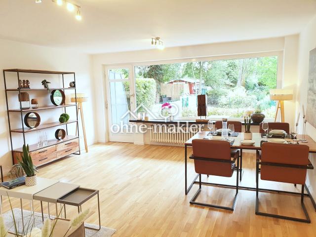 Wohnen auf Zeit: Modernisierte 2 Zimmer Wohnung | Mit eigenem Gartenanteil & Terrasse