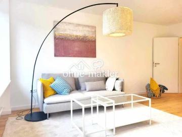 Wohnen auf Zeit: Sanierte 2 Zimmer Wohnung mit großem Balkon in Hamburg Marienthal