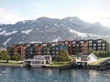 Wohnen direkt am Vierwaldstättersee – Ihre Traumwohnung mit Seesicht
