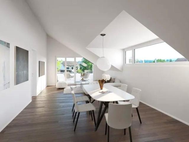 Wohnen Éléganze 3.5 Zimmer Dachgeschosswohnung in beliebten Quartier