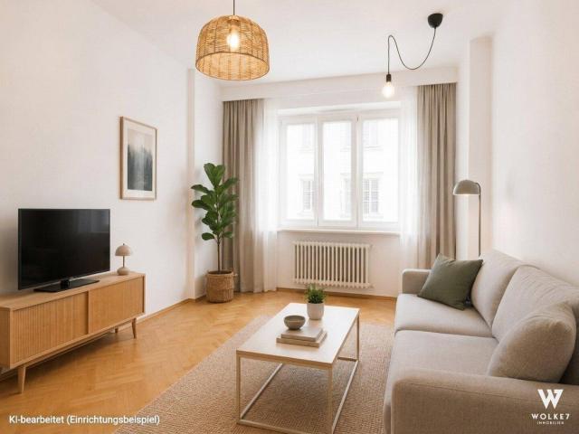 Wohnen im 1. Bezirk helle 3 Zimmer Wohnung mit Altbaucharme