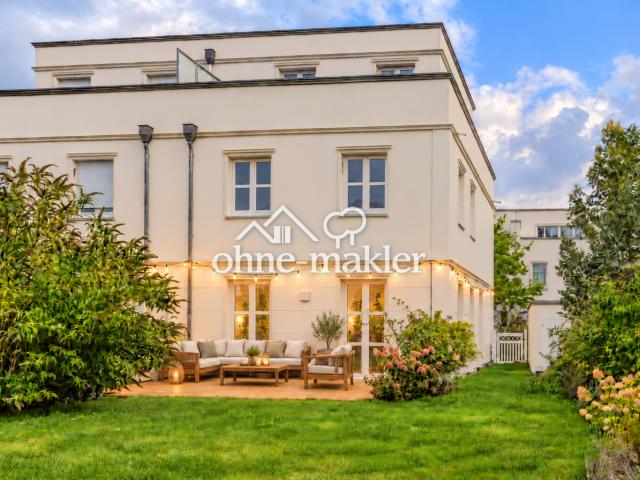 Wohnen im Belvedere am Jungfernsee – Stilvolle Doppelhaushälfte mit sonnigem Südgarten
