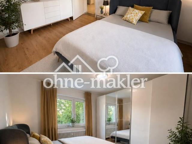 Wohnen im Grünen & dennoch zentral – charmante 3 Zimmer Wohnung mit Balkon in Bad Homburg