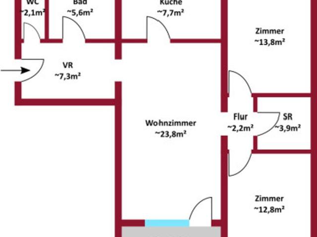 Wohnen im Grünen und bestens angebunden an Wien | GRÜNBLICK in den ruhigen Innenhof | Süd West Loggia | inkl. Stellplatz