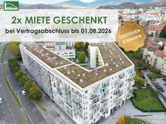 Wohnen im Herzen von Graz 3 Zimmer Wohnung mit großzügiger Loggia!