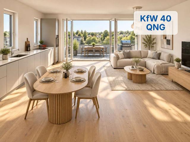 Wohnen im Neubau: Modernes 3 Zimmer Penthouse mit 2 Balkonen in Reichelsdorf