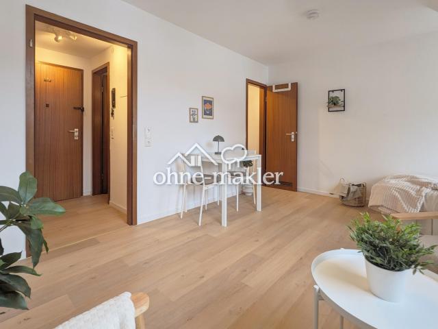 Wohnen in Bestlage: Renovierte & möblierte 1 Zimmer Wohnung in Heidelberg Weststadt