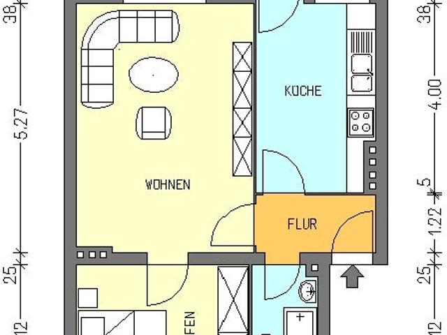 Wohnen in der Hufeisensiedlung mit Balkon saniert!