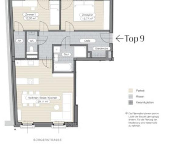 Wohnen in der Innenstadt: 3 Zimmer Dachgeschoßausbau, Linz, Nähe Landstraße provisionsfrei