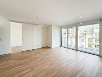 Wohnen in der Leebgasse Balkonwohnung im Erstbezug