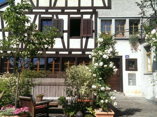 Wohnen in einem Riegelhaus im alten Dorfkern von Zürich Witikon