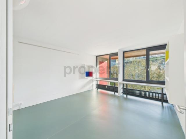 Wohnen in einer Ikone der Schweizer ArchitekturEinzigartige Maisonettewohnung im denkmalgeschützten Atelier 5 Ensemble in Flamatt