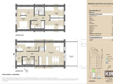 Wohnen in Orth an der Donau Hausreihe mit Garten, 5 Zimmer, 116,28 m², 2 Stellplätze