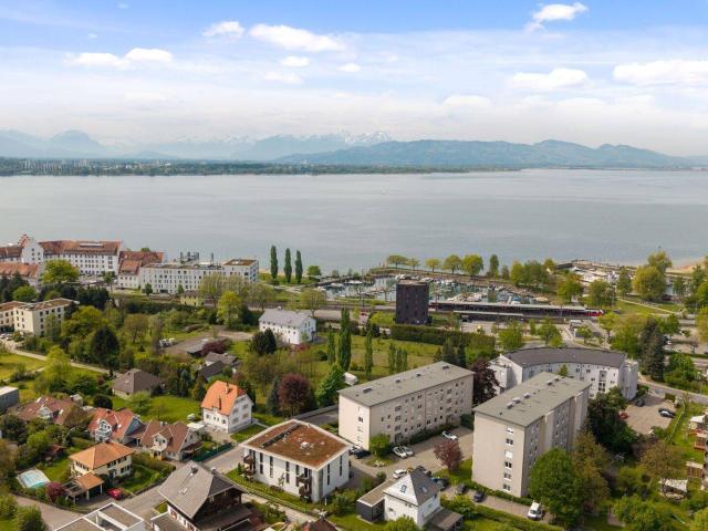 Wohnen in Seenähe: 3 Zimmer Wohnung mit Süd Balkon und See & Bergblick