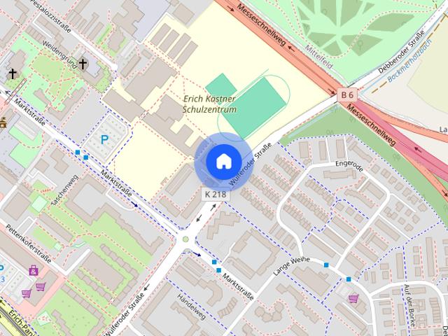 WOHNEN IN RUHIGER WOHNLAGE ! HELLE 2 ZIMMER WOHNUNG AB SOFORT ZU VERMIETEN !