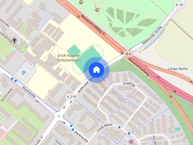 WOHNEN IN RUHIGER WOHNLAGE ! HELLE 2 ZIMMER WOHNUNG AB SOFORT ZU VERMIETEN !