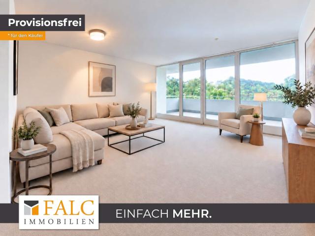 Wohnen in Wuppertal mit Grünblick: 3 Zimmer Wohnung mit Balkon und Aufzug