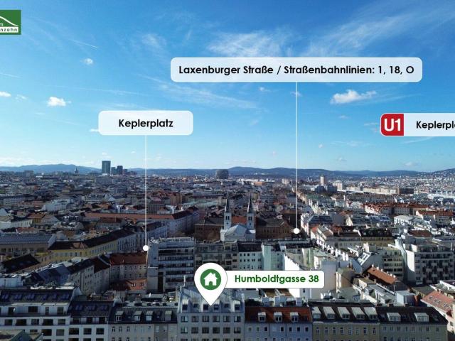 Wohnen in zentraler Lage in 1100 Wien: 4 Zimmer inkl. Einbauküche und großzügiger Terrasse!