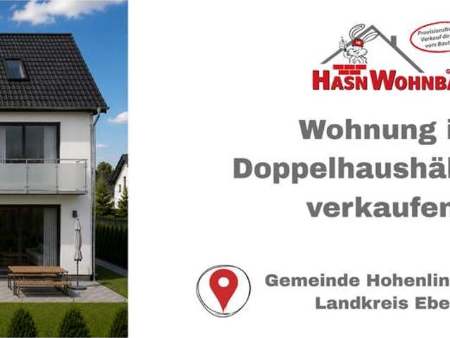 Wohnen m. Charakter: 2 Zimmer Wohnung in Hohenlinden im OG und großem Studio mit Bad im DG