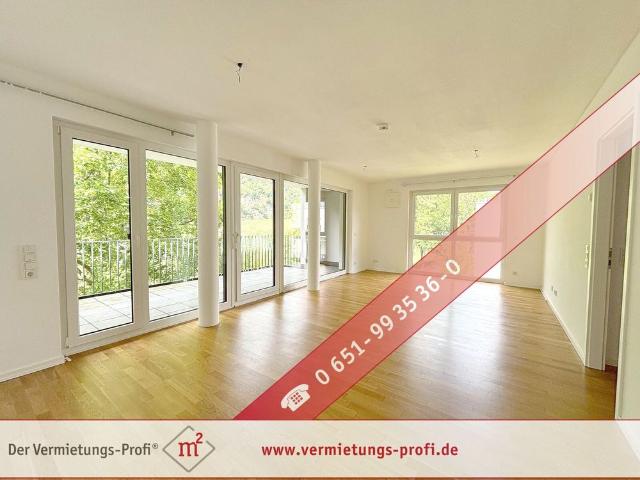 Wohnen mit Moselblick – gepflegte 2 ZKB Wohnung im 2. Obergeschoss mit Terrasse