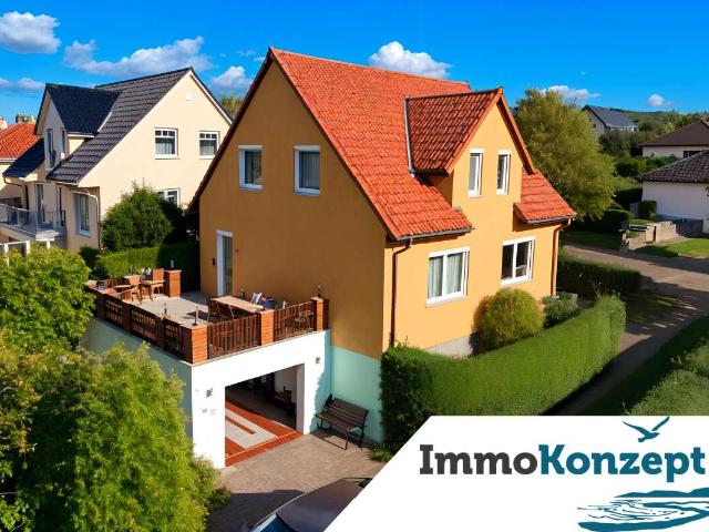 Wohnen mit Aussicht – EFH auf Usedom mit Blick aufs Wasser! Ca. 123m² Wfl, Keller, Garage & Terrasse
