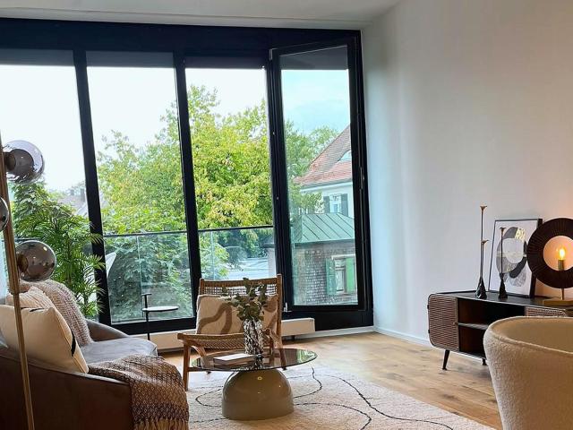 Außergewöhnliche 101 m² Wohnung in Memmingen – Balkon vor allen Zimmern