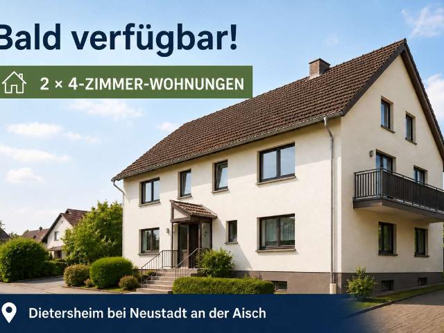 Wohnen mit Charakter: 4 Zimmer Wohnung in Dietersheim