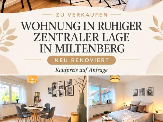 Wohnen mit Charakter: 3 Zimmer Wohnung in Miltenberg