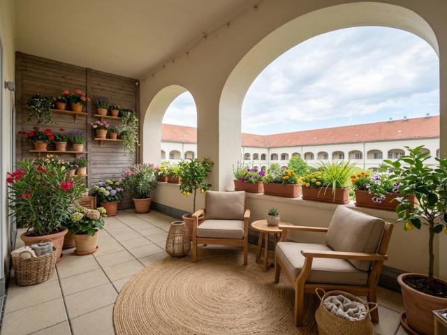 Wohnen mit Charakter – großzügige Raumhöhe, durchdachter Grundriss und viel Freiraum und großer Loggia