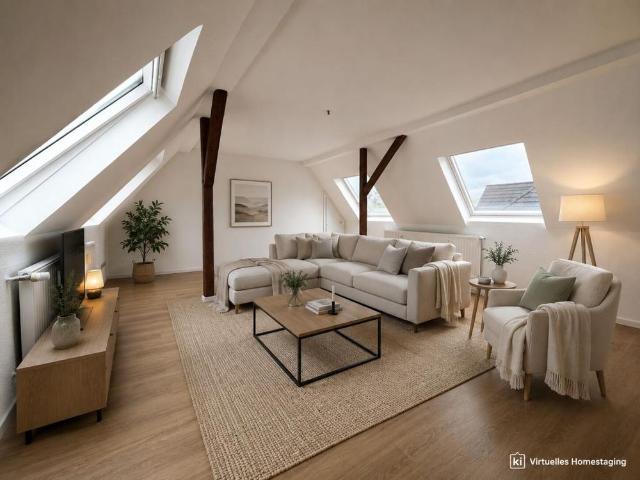 Wohnen mit Charakter in Wissen Frisch renovierte 2 Zimmer Loftwohnung mit Galerie, Balkon und Stellplatz