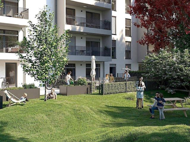 Wohnen mit Eigengarten ruhig, familiär und trotzdem mitten im Leben der Stadt! PILLmein Neubau Erstbezug