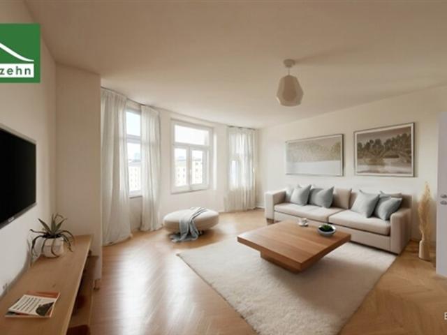 Wohnen mit Klasse Luxuriöse 5 Zimmer Altbauwohnung mit Loggia – Erstbezug in 1030 Wien Provisionsfrei