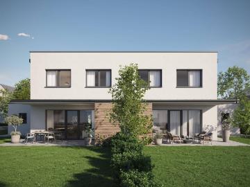 Wohnen mit Lebensqualität modernes Doppelhaus in Leonding