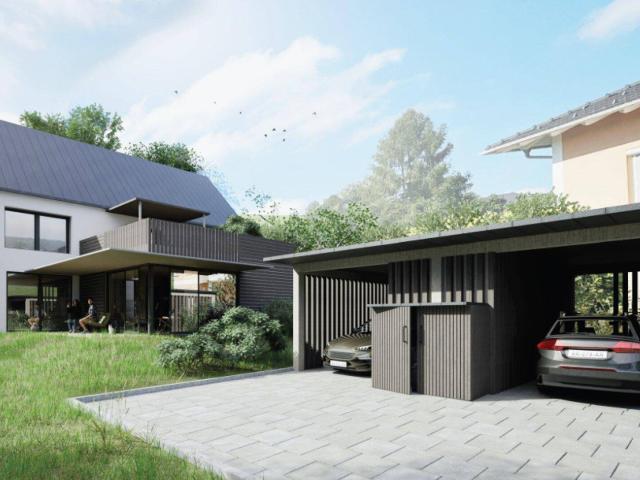 Wohnen mit Lebensqualität in Pinsdorf Top 2 1. Obergeschoß ca. 114 m² 2 Terrassen, Garten, Carportplatz