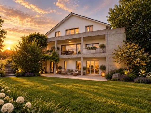 Wohnen mit Panorama bis zum Säntis grosszügige 6.5 Zimmer Villa mit Whirlpool und weitläufigem Garten