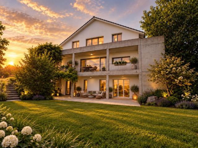 Wohnen mit Panorama bis zum Säntis grosszügige 6.5 Zimmer Villa mit Whirlpool und weitläufigem Garten