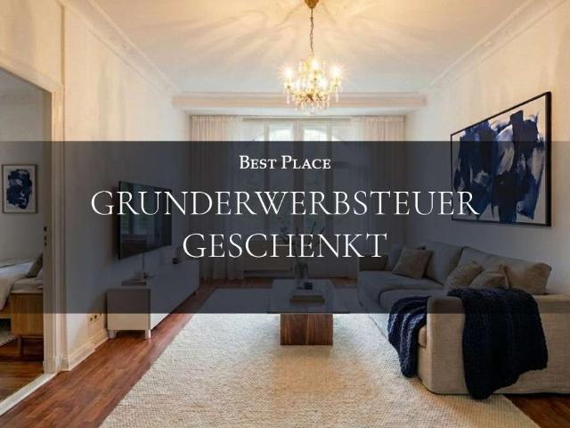 Wohnen mit Stil: 4 Zimmer Gründerzeitaltbau mit Stuck und Südbalkon